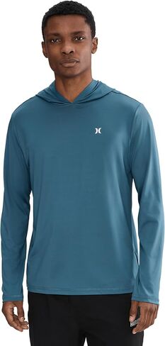 Hurley Mens Hybrid Hooded UPF Long Sleeve in Saudi Arabia