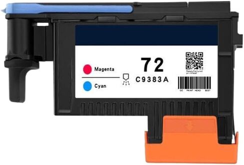 72 رأس طباعة متوافق مع Designjet T1100 T1120 T1200 T1300 T610 T770 T790 T795 لـ C9380A C9383A C9384A(1 قطعة - M C) in Kuwait