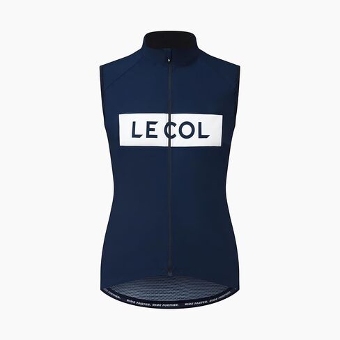 LE COL Women's Sport Logo Gilet | Sleeveless Cycling Jacket Vest | Windproof, Showerproof, Reflective Tabs | S-XL in Saudi Arabia