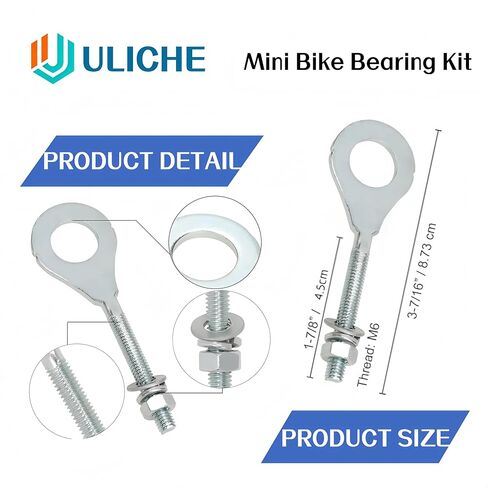مجموعة محمل عجلة الدراجة الأمامية الخلفية الصغيرة لكولمان Minibike CT200U CT200U-EX BT200X Baja Warrior MB200 MB165 Massimo Predator 212cc 196cc 6.5hp Powersports Parts 6202RS محامل سلسلة الموتر in Kuwait