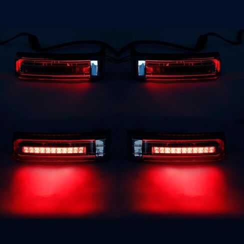 Green-L Trunk and Saddlebag LED Turn Signals Brake Light Flowing Taillight Fit for Harley Touring Road King Street Glide Electra Ultra Limited 2014-2024 (Style B) in Saudi Arabia