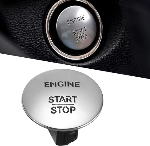 Engine Start Stop Button Switch, OEM# A2215450514 A2215450714 2215450714 Automotive Pushbutton Switches Replacement for Benz All Series (Silver) in Saudi Arabia