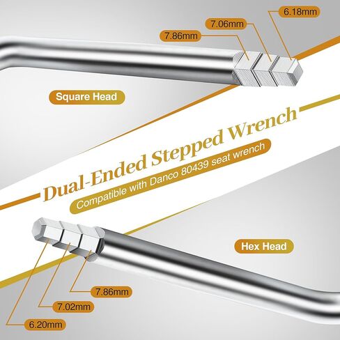 ساحب مقبض الصنبور، مع محول إزالة الأكمام المضغوطة 1/2 بوصة، مفتاح مقعد الصنبور متوافق مع دانكو 80439، لإزالة واستبدال المقبض، ومقاعد الضغط والصواميل in Kuwait