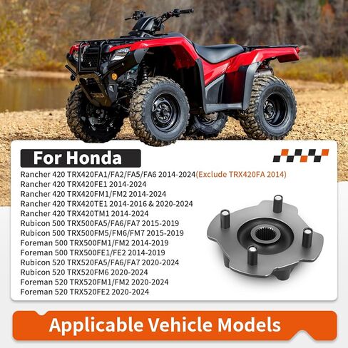 محور العجلة الأمامي الأيسر/الأيمن لهوندا رانشر روبيكون فورمان 420 500 520 TRX420 TRX500 TRX520 2014-2024 44615-HR3-A20 in Kuwait