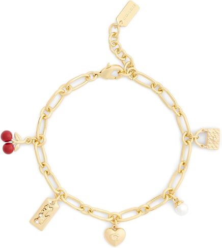 COACH Jewelry Women's Signature Cherry Charm Link Bracelet in Saudi Arabia