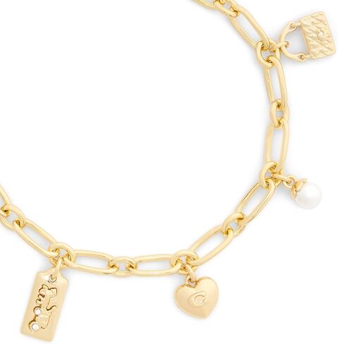 COACH Jewelry Women's Signature Cherry Charm Link Bracelet in Saudi Arabia
