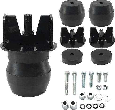 2Pcs FRTT350F Rear Rubber Helper Suspension Springs Kits Compatible with 1970-1998 Ford F350 2005-2016 F250 F350 Super Duty in Saudi Arabia