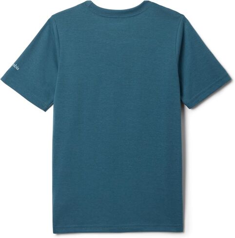Columbia Youth La Poudre Pass Short Sleeve T-Shirt, Everblue/Camp Life, X-Large in Saudi Arabia