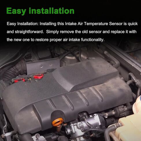 06B905379A Intake Air Temperature Sensor Fit for Audi A3 A4 A5 A6 TT Quattro Volkswagen Beetle Jetta Tiguan Replaces # 06B905379 06B-905-379-B 1580844 158-0844 724543 in Saudi Arabia