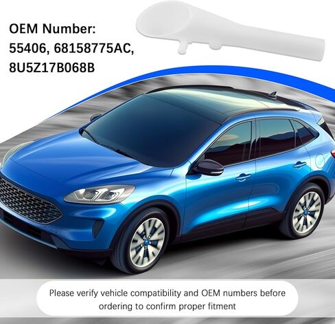 Compact Fuel Funnels for Automotive Use,Original Style Gas Funnel for Cars OEM#55406,68158775AC,Capless Gas Tank Funnel Compatible with Ford/Lincoln/Jeep as Car Stuff in Saudi Arabia