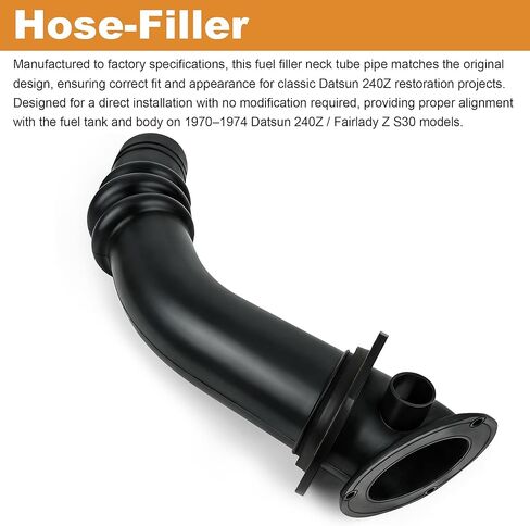 Fuel Filler Neck Tube Pipe 17208-N3050 Compatible with Nissan Datsun 240Z 1970-1974 Datsun 240Z / Fairlady Z S30 in Saudi Arabia