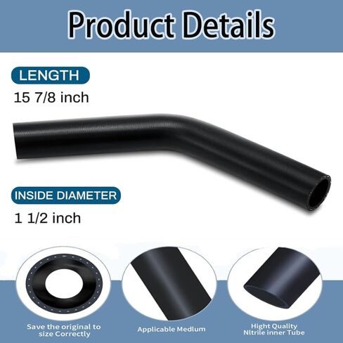 خرطوم تعبئة وقود البنزين 24710، مع 4 مشابك، القطر الداخلي 1 1/2 بوصة، خرطوم الوقود المقوى (زاوية 45 درجة، القطر الداخلي 1 1/2 بوصة) in Kuwait