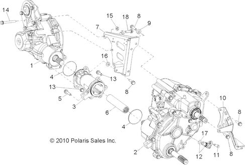اقتران Polaris المحزوز، قطعة OEM الأصلية 3235065، الكمية 1 in Kuwait