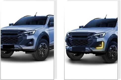 For Isuzu For D-Max 2023 2024 Dynamic Turn Signal Car DRL Daytime Running Light Fog Lamp White+Yellow Light-A38G Mirror Indicator Light in Saudi Arabia