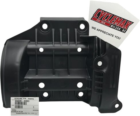 حزمة واحدة متوافقة مع Kawasaki 08-14 KFX450R SWINGARM GUARD SHIELD KFX 450R SKID PLATE 55020-0393 تحتوي على واحدة وقمع in Kuwait