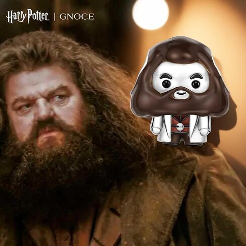 GNOCE هاري بوتر Rubeus Hagrid سحر سوار للنساء، S925 الفضة الاسترليني المتدلية سحر للنساء زوجة، عيد الحب، مجوهرات عيد الأم in Kuwait