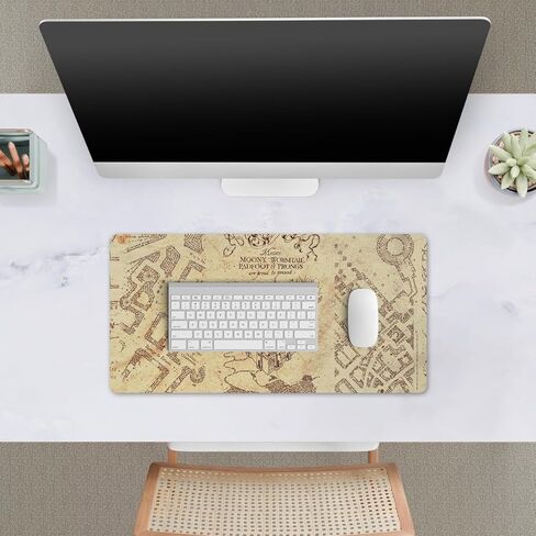 Head Case Designs Officially Licensed Harry Potter The Marauder's Map Graphics 23.62 x 11.81 x 0.12 inches (600 x 300 mm) - L Gaming Office Desk PC Keyboard Mouse Mat Pad in Saudi Arabia
