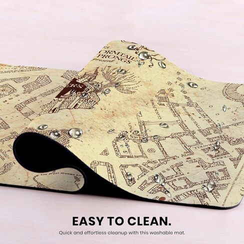 Head Case Designs Officially Licensed Harry Potter The Marauder's Map Graphics 23.62 x 11.81 x 0.12 inches (600 x 300 mm) - L Gaming Office Desk PC Keyboard Mouse Mat Pad in Saudi Arabia