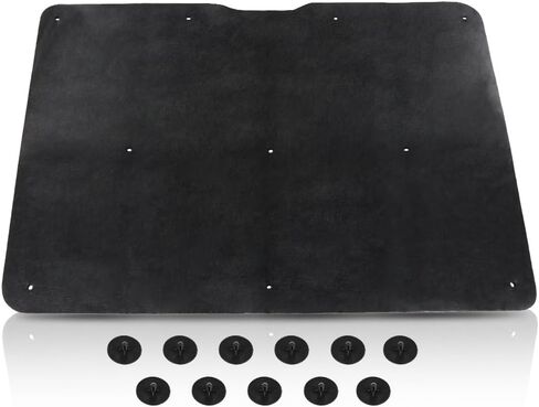 LQI Hood Insulation Pad 1/2" with Clips Compatible with Dodge Ram 1500 2002-2008, Fit Dodge Ram 2500 3500 2003-2009 Black in Saudi Arabia