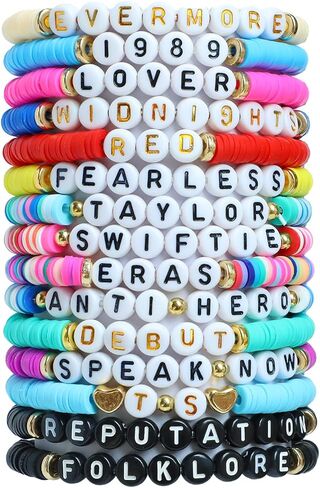 15Pcs Colorful Friendship Bracelet Kit,Couple Relationship Bracelets Colorful Friendship Bracelets,Girlfriend Boyfriend Cosplay Costume Accessories in Saudi Arabia