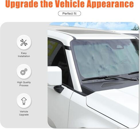 غطاء حماية جانبي للجسم متوافق مع Toyota Land Cruiser 250 Prado LC250 J250 2024 2025، غطاء ABS لغطاء محرك السيارة وواقي الجناح الجانبي in Kuwait