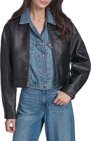 Levi's womens Relaxed Fit Zip Front Jacket in Saudi Arabia