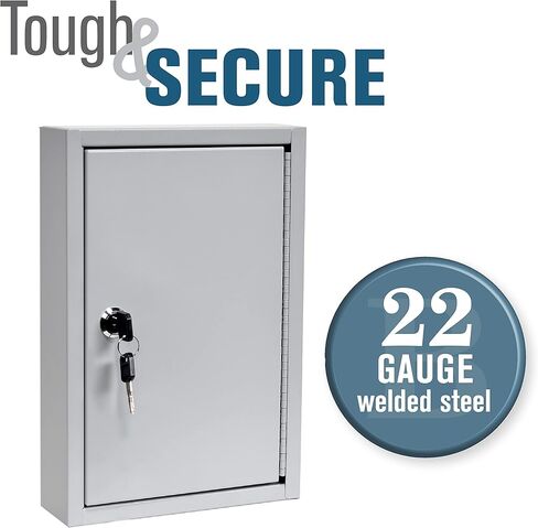 خزانة مفاتيح من BankSupplies STEELMASTER 30 | صندوق مفاتيح التحكم بقفل واحد | هيكل فولاذي ملحوم مقاس 22 | مقاومة للخدش | علامات مفاتيح قابلة للكتابة لسهولة التعرف عليها in Kuwait