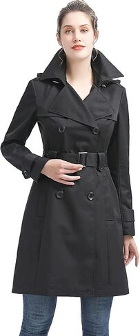 BGSD Women Emma Waterproof Hooded Trench Coat - Regular & Plus Size in Saudi Arabia