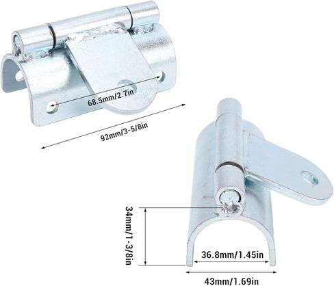 Ymiko Universal Snowmobile Bumper Hitch with Tow Hook Metal Replacement for Snowmobile Trailers and Utility Vehicles, Fits Most in Saudi Arabia