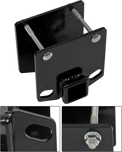 4x4 Inches Square RV Rear Bumpers Bumper Hitch Receiver 2 inch Adapter Receiver 3500 LBS Capacity in Saudi Arabia