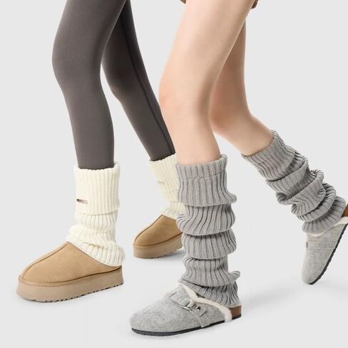 Ruffle Trim Leg Warmers–Dual-Purpose for Dance & Cold Weather, Wearable Underwear for Daily, Party & Performance in Saudi Arabia