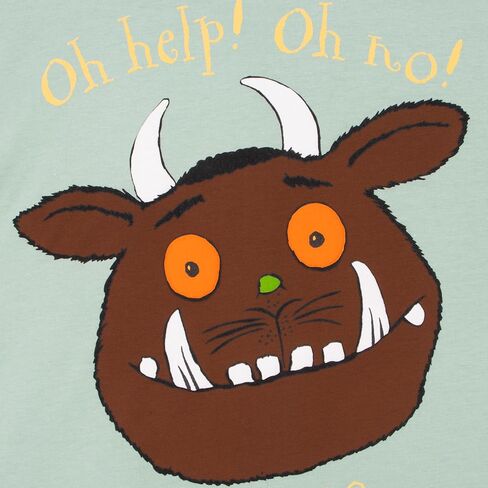 قميص Gruffalo للأولاد، تي شيرت للأطفال بطباعة خلفية، قمصان قطنية قصيرة الأكمام للأولاد in Kuwait