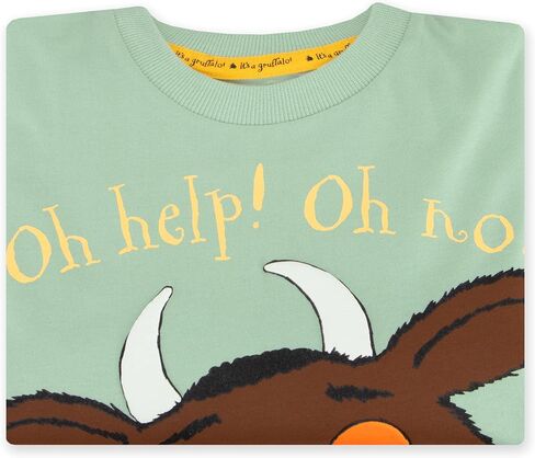 قميص Gruffalo للأولاد، تي شيرت للأطفال بطباعة خلفية، قمصان قطنية قصيرة الأكمام للأولاد in Kuwait