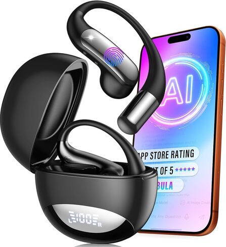 سماعات أذن للترجمة بتقنية الذكاء الاصطناعي في الوقت الفعلي 144 لغة، 2026 سماعات أذن مترجمة خفيفة للغاية ومتعددة اللغات، سماعات صوتية للترجمة باللغة الإنجليزية والإسبانية للسفر وتعلم اجتماعات العمل in Kuwait