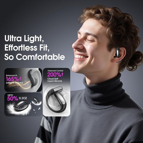 سماعات أذن للترجمة بتقنية الذكاء الاصطناعي في الوقت الفعلي 144 لغة، 2026 سماعات أذن مترجمة خفيفة للغاية ومتعددة اللغات، سماعات صوتية للترجمة باللغة الإنجليزية والإسبانية للسفر وتعلم اجتماعات العمل in Kuwait