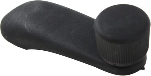New Front Rear Window Crank Right Passenger and Left Driver Side Textured Black Plastic Replacement for Chevy Silverado 1999-2023 / for GMC Sierra 1999-2024 Replaces OE 20980650 | GM1355100 in Saudi Arabia