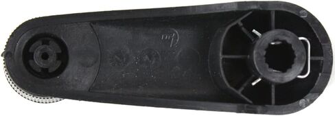 New Front Rear Window Crank Right Passenger and Left Driver Side Textured Black Plastic Replacement for Chevy Silverado 1999-2023 / for GMC Sierra 1999-2024 Replaces OE 20980650 | GM1355100 in Saudi Arabia