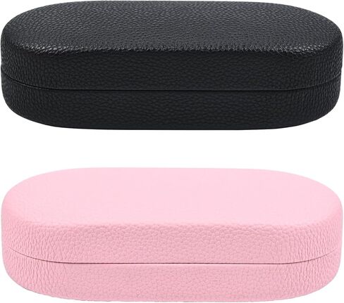 2 PACK Large Hard Shell Sunglasses Case, Protective Case For Sunglasses and Eyeglasses in Saudi Arabia