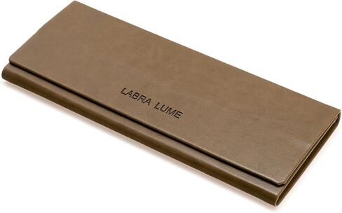 Slim Foldable Case - Premium Vegan Leather Triangle Holder for Reading Glasses & Optical Frames in Saudi Arabia
