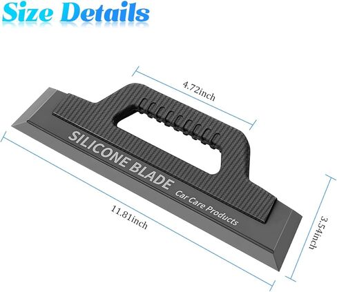 Car Window Squeegee, 11.81inches One Piece Flexible Handheld Silicone Vehicle Window Blade for Cleaning Water, Automotive Glass Water Wiper Scraper, Universal for Truck SUV Sedan in Saudi Arabia