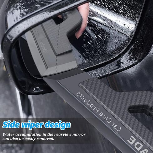 Car Window Squeegee, 11.81inches One Piece Flexible Handheld Silicone Vehicle Window Blade for Cleaning Water, Automotive Glass Water Wiper Scraper, Universal for Truck SUV Sedan in Saudi Arabia