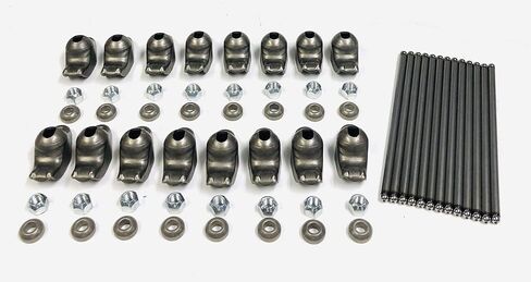 Self Aligning Rocker Arms & Pushrod Set compatible with 1968-95 Chevy Small Block 350 305 265 in Saudi Arabia