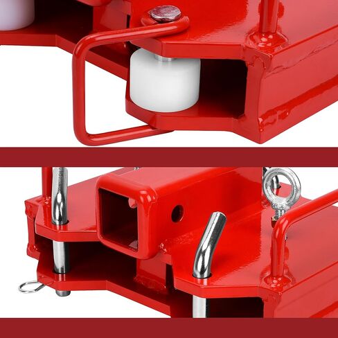 YITAMOTOR 2'' Forklift Trailer Hitch Receiver for Dual Pallet Forks, 6500lbs Towing Capacity Forklift Tow Hitch Attachment Adapter for 2'' Class III & IV Inserts in Saudi Arabia