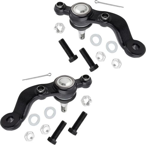 6 قطعة وصلة كروية أمامية علوية وصلة كروية سفلية مثبت أمامي وصلات طرفية لقضيب Toyota Tacoma 1998-2000، لتويوتا تاكوما 2001-2004 تناسب نماذج 5-LUG K90256 K90257 K90260 K90261 K80596 in Saudi Arabia