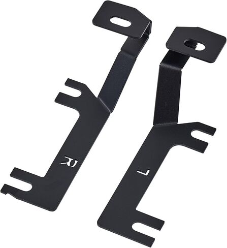 دعامات إضاءة خندق A-Pillar بدون حفر لـ 2019-2025 GMC Sierra 1500 & Chevy Silverado 1500، طقم تثبيت غطاء محرك السيارة بتصميم مثبت بمسامير لأضواء LED على الطرق الوعرة in Kuwait