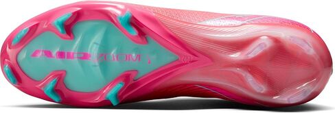 Nike Mercurial Superfly 10 Elite FG High-Top Soccer Cleats (FQ1454-800, Ember Glow/Aurora Green) Size 10.5 in Saudi Arabia