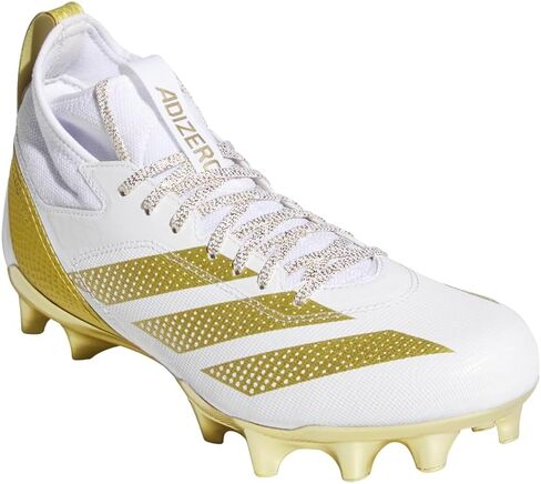 حذاء رياضي لكرة القدم Adizero Impact Exotic Speed ​​للرجال من adidas - ذهبي، أبيض in Kuwait