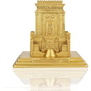 Mingzhang Hand-Painted Second Temple of Jerusalem Resin Model -Tabernacle Model Museum-Quality Biblical Decor, Ancient Historical Architecture Replica for Home Display & Religious Gifts in Saudi Arabia
