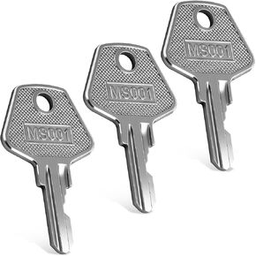 3 Pack 5001 Cash Drawer Key (Sliver) for M-S, EchoPOS Drawers, Star Micronics CD3-1616 and Other POS Registers - Easy Plug and Play in Kuwait