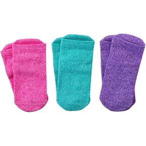 جوارب الحبار جوارب قطنية للرضع والأطفال الصغار | جوارب للكاحل مقاومة للانزلاق، تتميز بخزان سمك القرش | الولايات المتحدة العمر 2T-3T كلاريسا in Kuwait